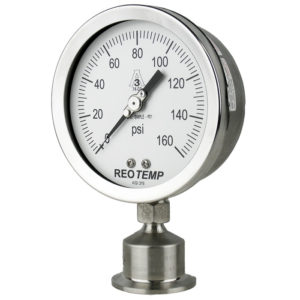 SG Sanitary Pressure Guage from ReoTemp, by Cellar Supply